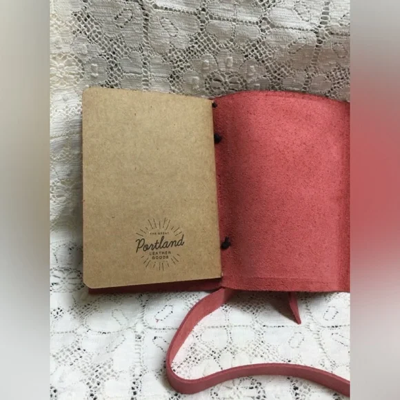 NWOT Small Portland Leather Wrap Journal. - Picture 2 of 6